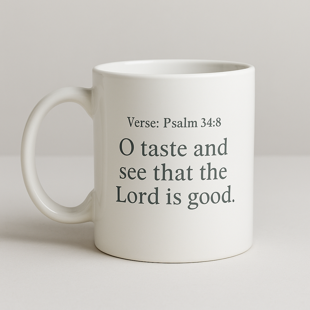 Psalm Mug  – Taste and See
