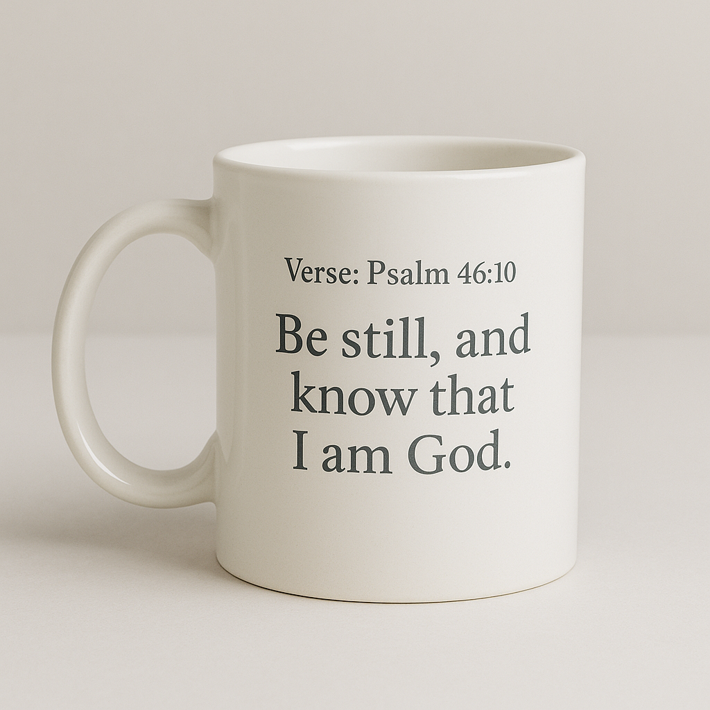 Psalm Mug – Be Still and Know